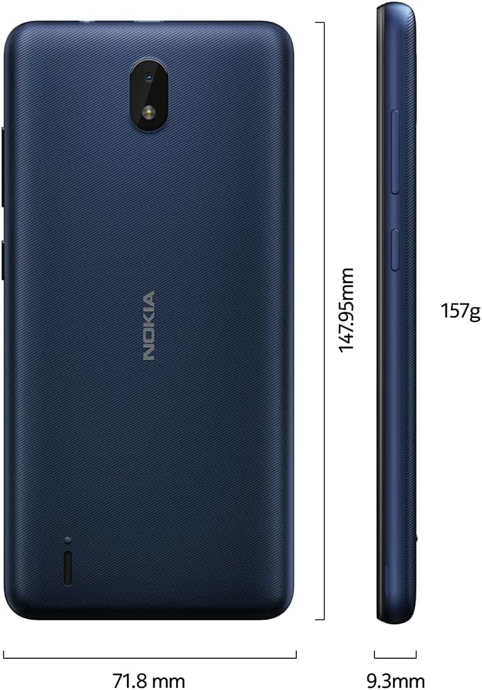 Nokia C01 Plus | Android 11 (Go Edition) | Unlocked Smartphone | 2-Day Battery | 2/32GB | 6.52-Inch Screen | Dark Blue - Image 5
